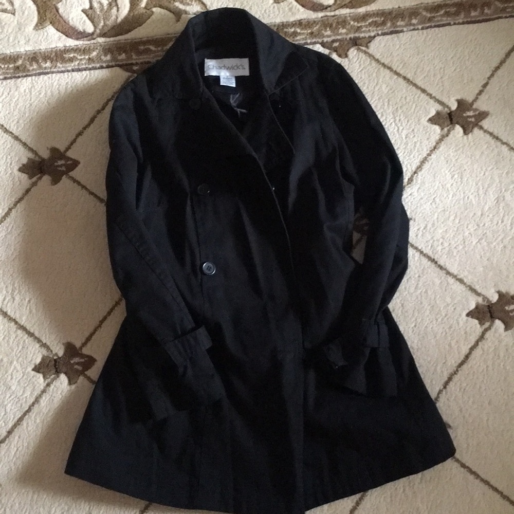 Black women’s black jacket
